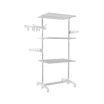 Hyfive Clothes Airer Drying Rack Extra Large 4 Tier Folding