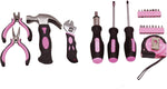 25pc Pink Tool Kit In Carry Bag