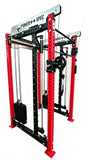 All In One Trainer Smith Machine Power Rack Cable Crossover 200KG Weight Stack