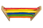 Children's Fabric Bookshelf Rainbow Colour 4 Tier