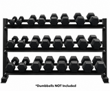 3 Tier Hex Dumbbell Rack Stand 12 Pairs Weight Storage For Home Gym Workout