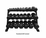 3 Tier Hex Dumbbell Rack Stand 12 Pairs Weight Storage For Home Gym Workout