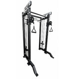 Dual Adjustable Cable Pulley Machine DAP 100kg Gym Multi Function Trainer Black