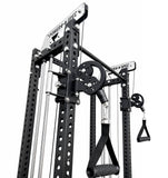 Dual Adjustable Cable Pulley Machine DAP 100kg Gym Multi Function Trainer Black