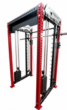 All In One Trainer Smith Machine Power Rack Cable Crossover 200KG Weight Stack