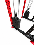 All In One Trainer Smith Machine Power Rack Cable Crossover 200KG Weight Stack