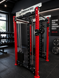 All In One Trainer Smith Machine Power Rack Cable Crossover 200KG Weight Stack