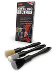Premium Detailing Brush Set 3 Brushes Professional Car Cleaning