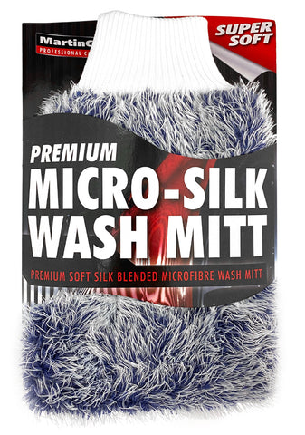 Car Wash Mitt Microfibre Super Soft Silk Chenille Premium Cleaning