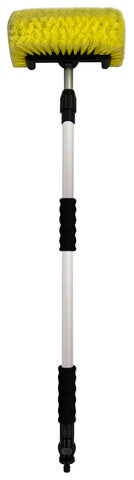 Telescopic Car Wash Brush 1.7M Super Flow Water Control Hose Adapter Windows Car Cleaning