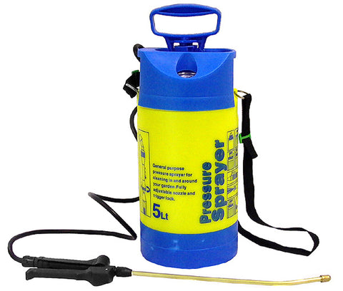 5 Litre Pressure Sparyer Hand Action Spray For Home Garden Weed Killer Chemicals