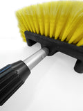 Telescopic Car Wash Brush 1.7M Super Flow Water Control Hose Adapter Windows Car Cleaning