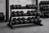 3 Tier Hex Dumbbell Rack Stand 12 Pairs Weight Storage For Home Gym Workout