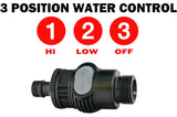 Telescopic Car Wash Brush 1.7M Super Flow Water Control Hose Adapter Windows Car Cleaning