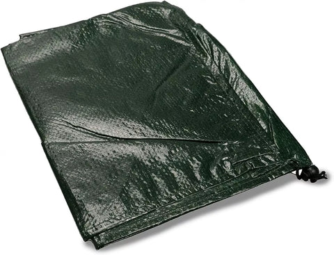 Green Waterproof Cover For Rotary Washing Line - Outdoor Clothes Airer Protector, UK Made