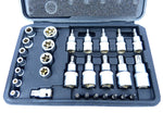 Star Socket And Bit Set 30pc Male And Female