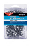 Bluespot 100pc 4.8mm X 10mm Aluminium Rivets