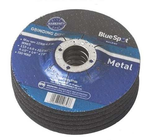 Bluespot 4.5" 115mm Grinding Discs