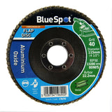 Bluespot 4.5" 115mm Sanding Discs - 40, 60, 80, 120 Grit Available