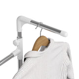 Extendable Garment Clothes Rail - Triple Rail Storage