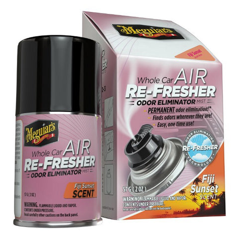 Meguiar's Car Air Freshener Odor Eliminator Fiji Sunset