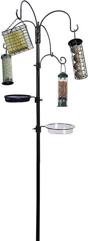 Wild Bird Feeding Station Kit Multi Feeder With Seed Tray Hanging Feeders Water Bath