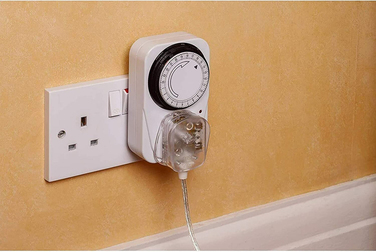 Timer Plug Socket UK 3 Pack 24 Hour Plug-in Energy Saver – Hyfive Products