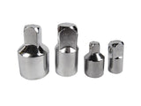 Ratchet Socket Adapter 4 Piece 1/2" 3/8" 1/4"