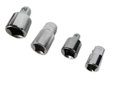 Ratchet Socket Adapter 4 Piece 1/2" 3/8" 1/4"