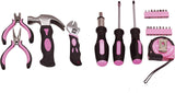 25pc Pink Tool Kit In Carry Bag