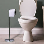 2 in 1 Toilet Roll Holder Free Standing