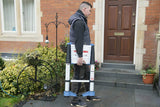 EN131-6 Telescopic Ladder 3.2m Soft Close With Stabiliser Bar Exceptional Quality Patented Design