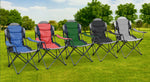 Hyfive Deluxe Folding Padded Camping Chairs High Back - Multiple Colours