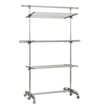 Clothes Drying Rack with Extendable Top Rail