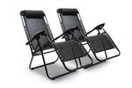 Garden Sun Loungers Zero Gravity Chairs Reclining Patio Chairs