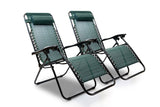 Garden Sun Loungers Zero Gravity Chairs Reclining Patio Chairs