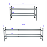 2 Tier Extendable Shoe Rack