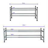 2 Tier Extendable Shoe Rack