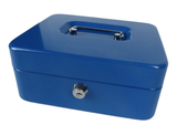 12" Petty Cash Box (Blue/Black/Red)