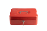 10" Petty Cash Box (Red/Black)