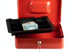 10" Petty Cash Box (Red/Black)