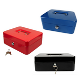 10" Petty Cash Box (Red/Black)