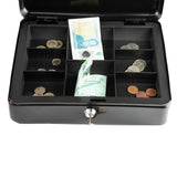 12" Petty Cash Box (Blue/Black/Red)