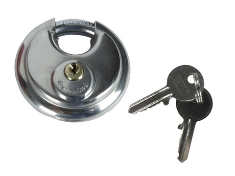 70mm Discus Shackle Padlock With 2 Keys