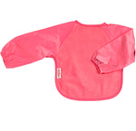 Silly Billyz Long Sleeve Baby Toddler Bib - Cerise