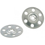 Metal Insulation Discs 35mm Washers For Plasterboard Wall Ceiling Fixings